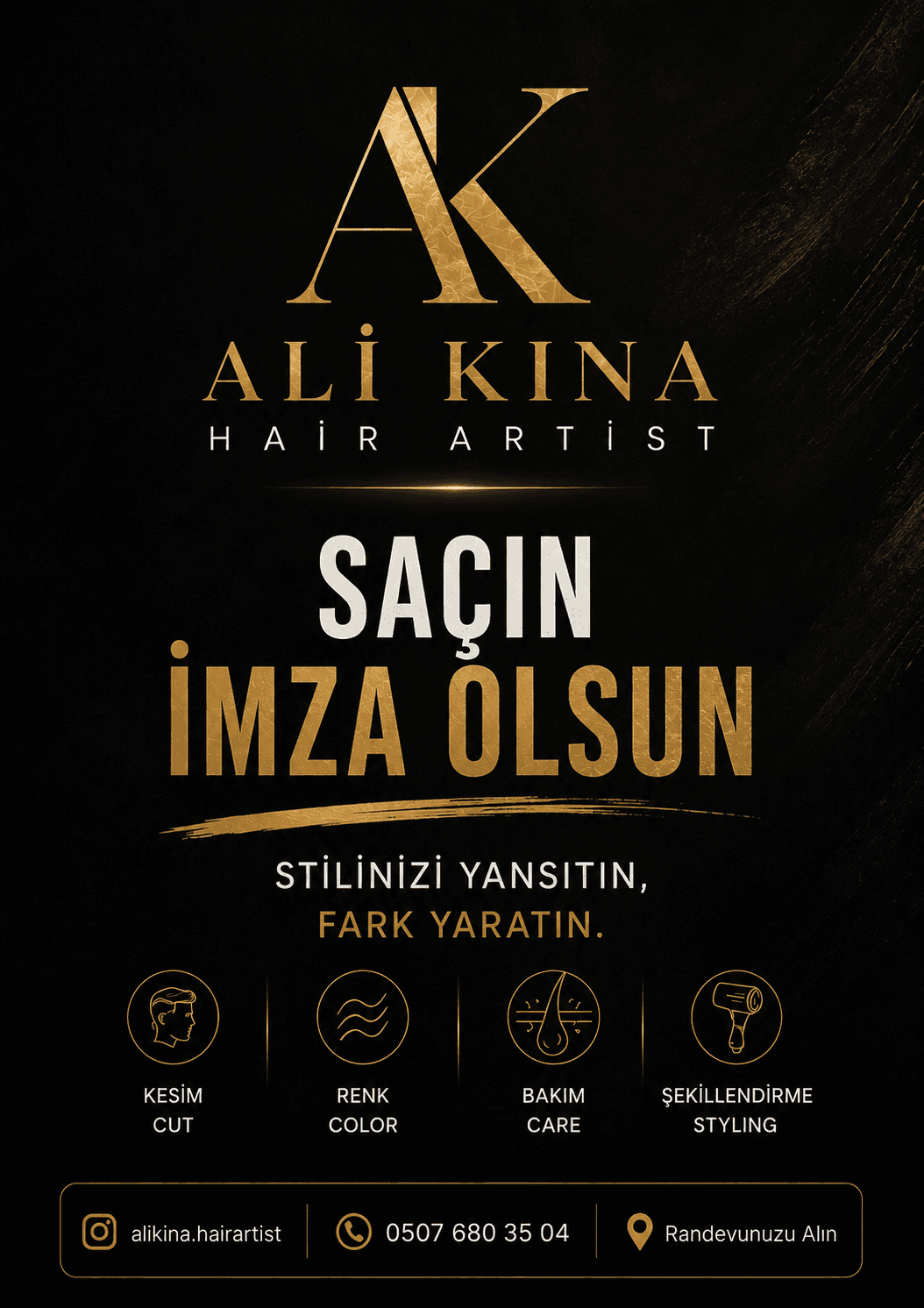 Ali kına hair artist 1